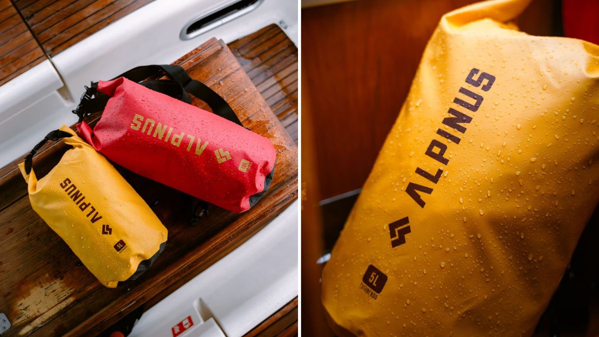 Alpinus Worek wodoszczelny Tutunendo-Hobart – pojemność 5 litrów